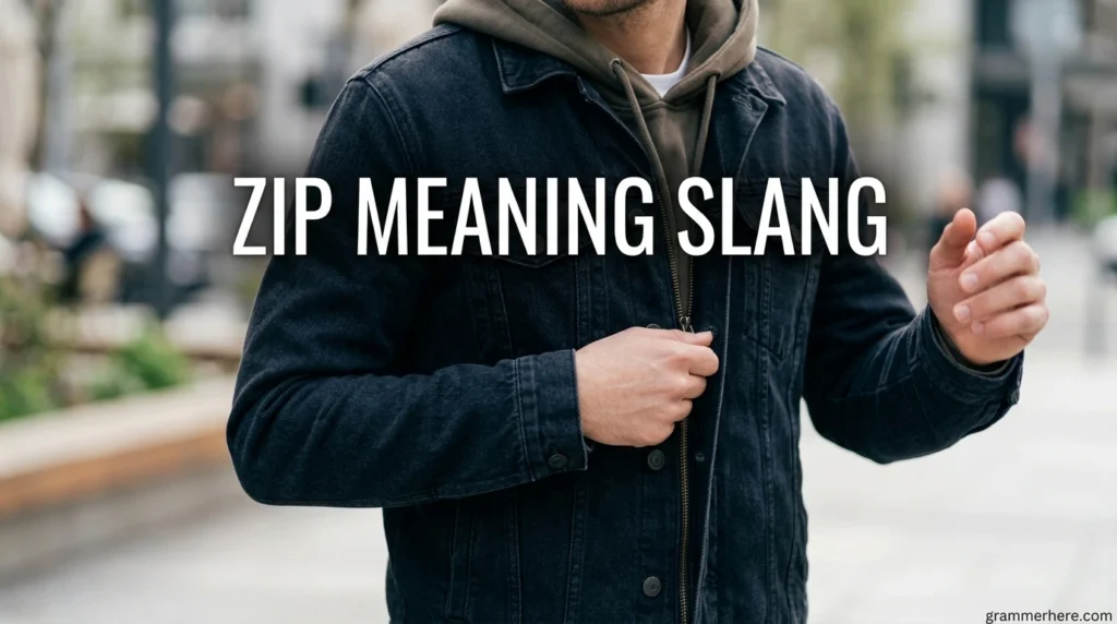 Zip Meaning Slang