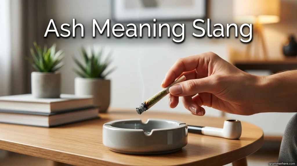 Ash Meaning Slang