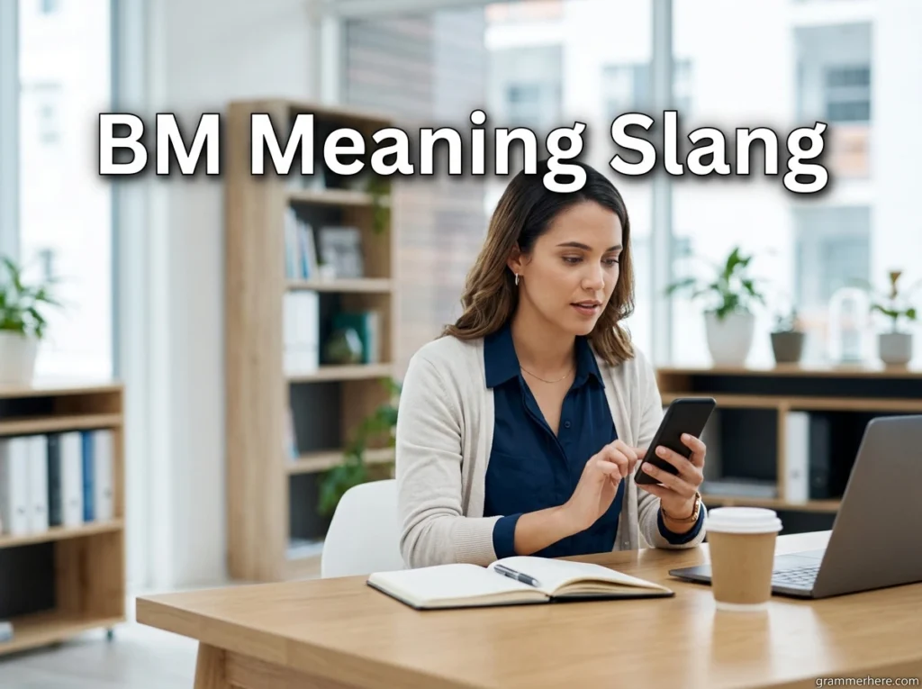 BM Meaning Slang