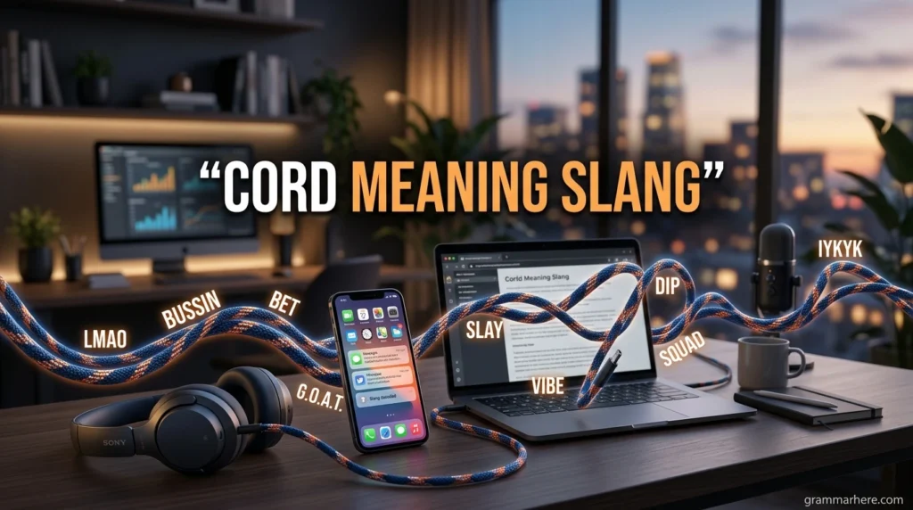 Cord Meaning Slang