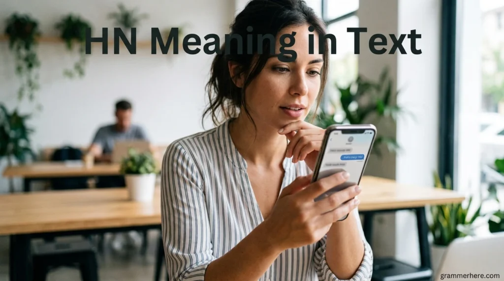 HN Meaning in Text
