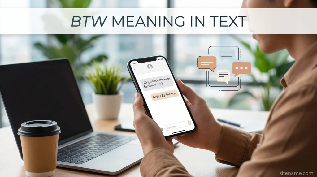 BTW Meaning in Text