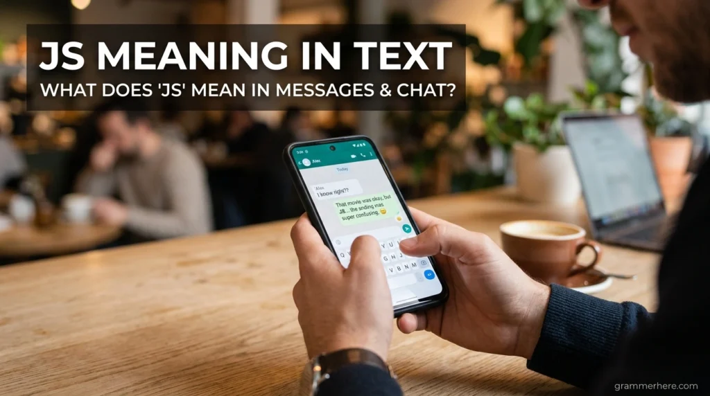 JS Meaning in Text