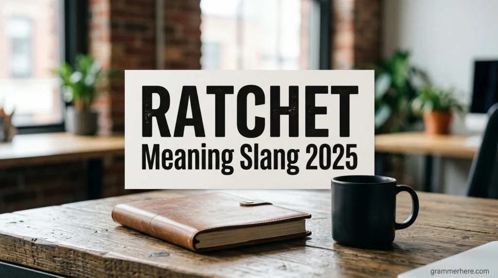 Ratchet Meaning Slang 2025