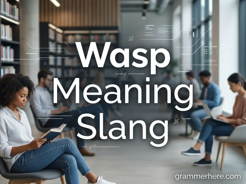 Wasp Meaning Slang