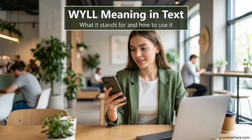 WYLL Meaning in Text