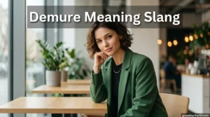 Demure Meaning Slang