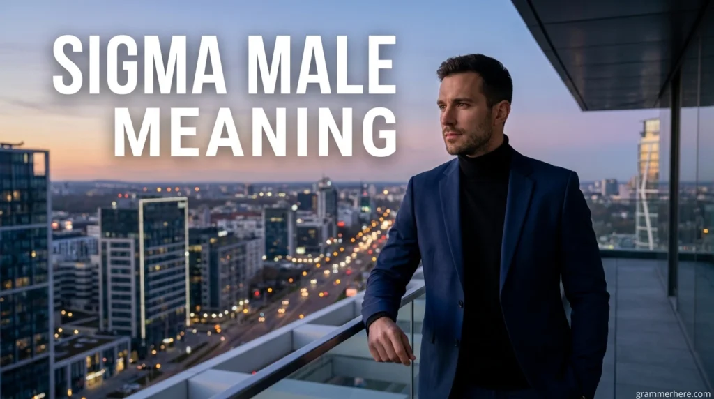 Sigma Male Meaning